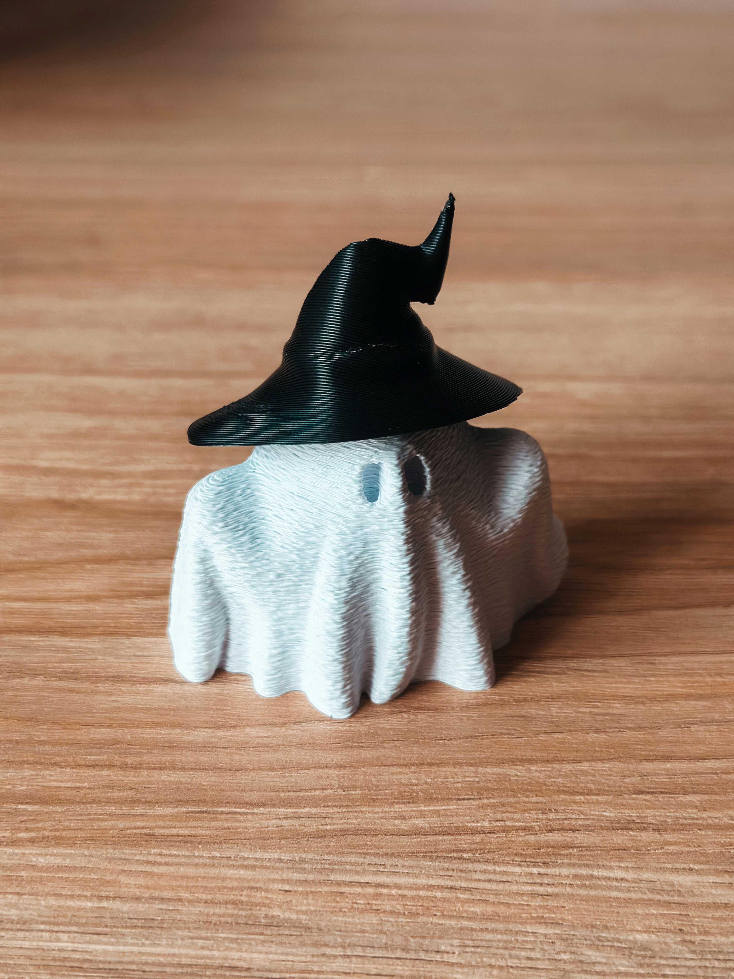 Witch Hat Ghost Figurine