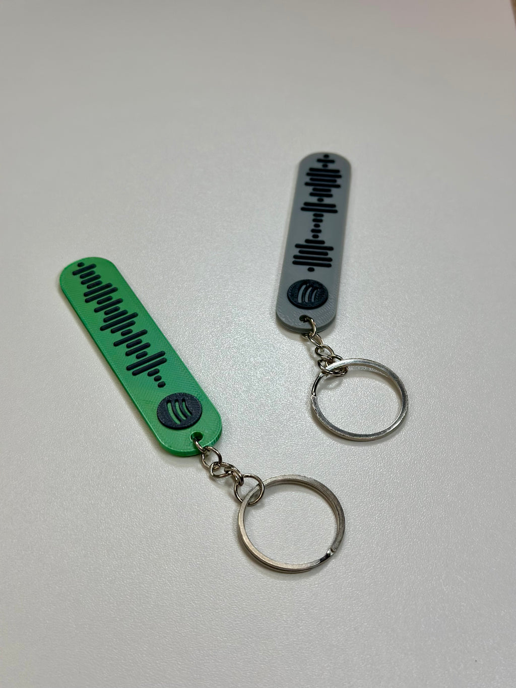 Custom Spotify Song Keychain