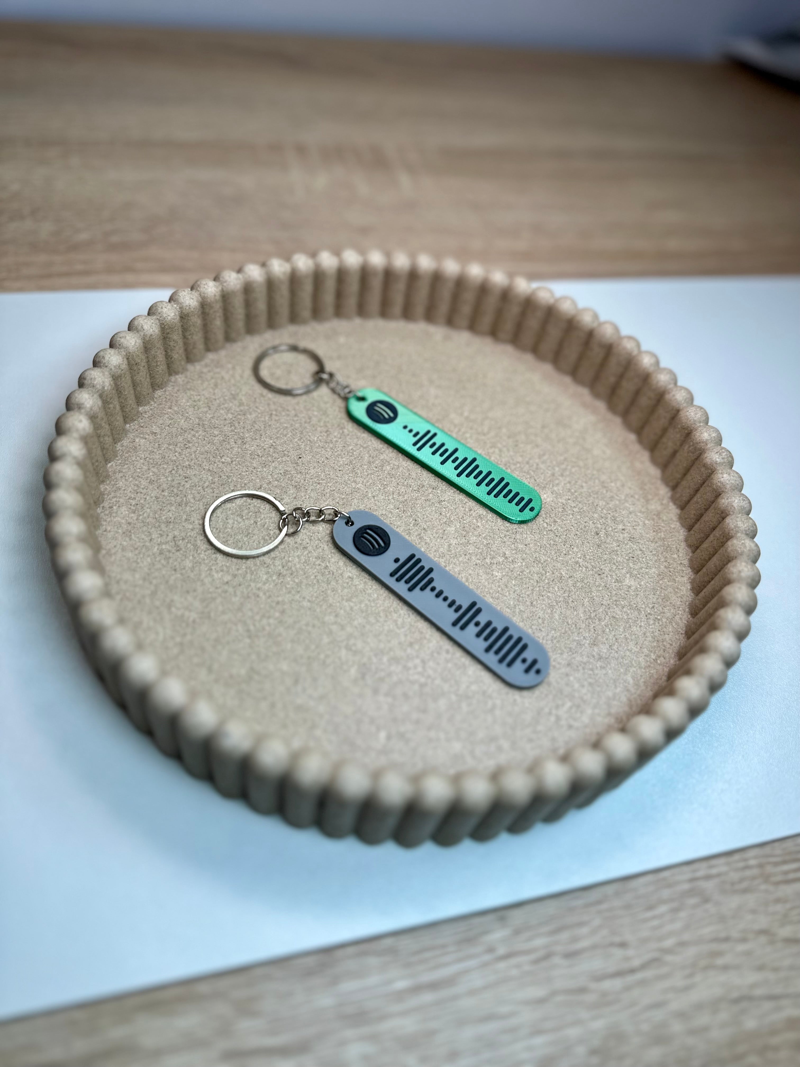 Custom Spotify Song Keychain